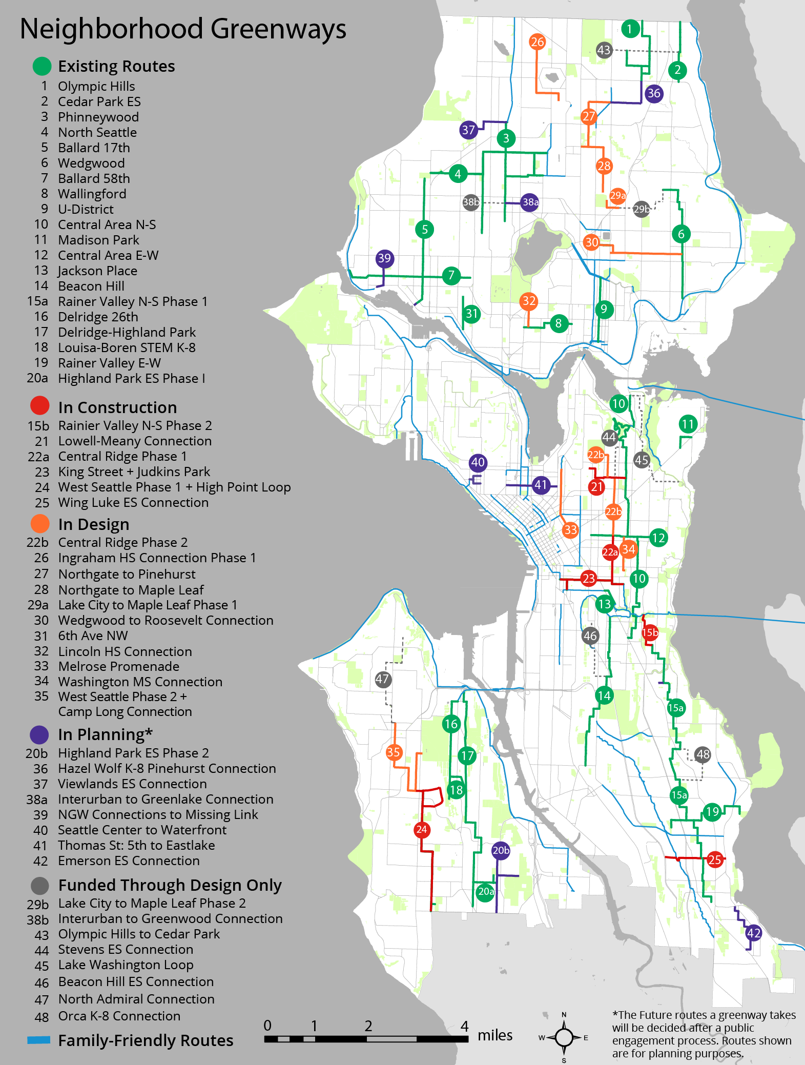 Neighborhood greenways — Transportation | seattle.gov